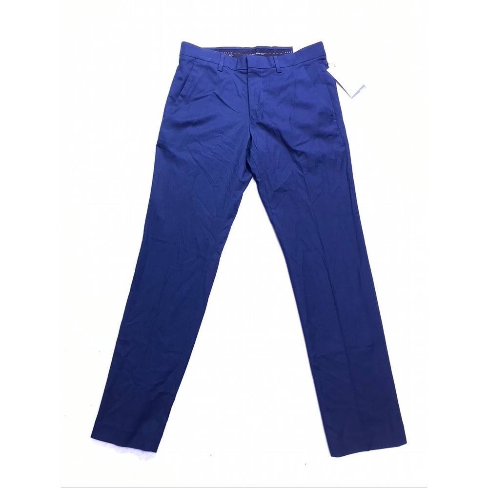 Perry Ellis Portfolio Essentials Dress Pants Mens 29x30 Blue Slim Fit Stretch